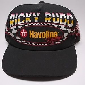 Vintage Halvoline Ricky Rudd Nascar Snapback Hat